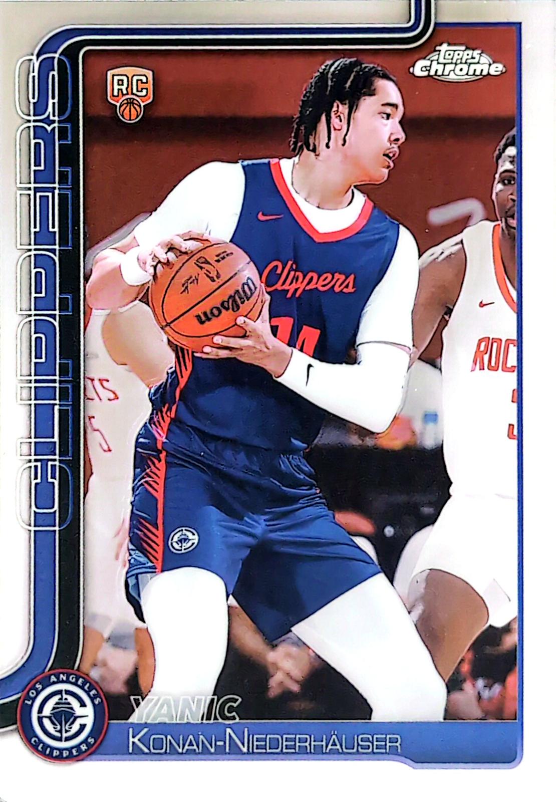 2025 Topps Chrome Yanic Konan-Niederhauser #280 card