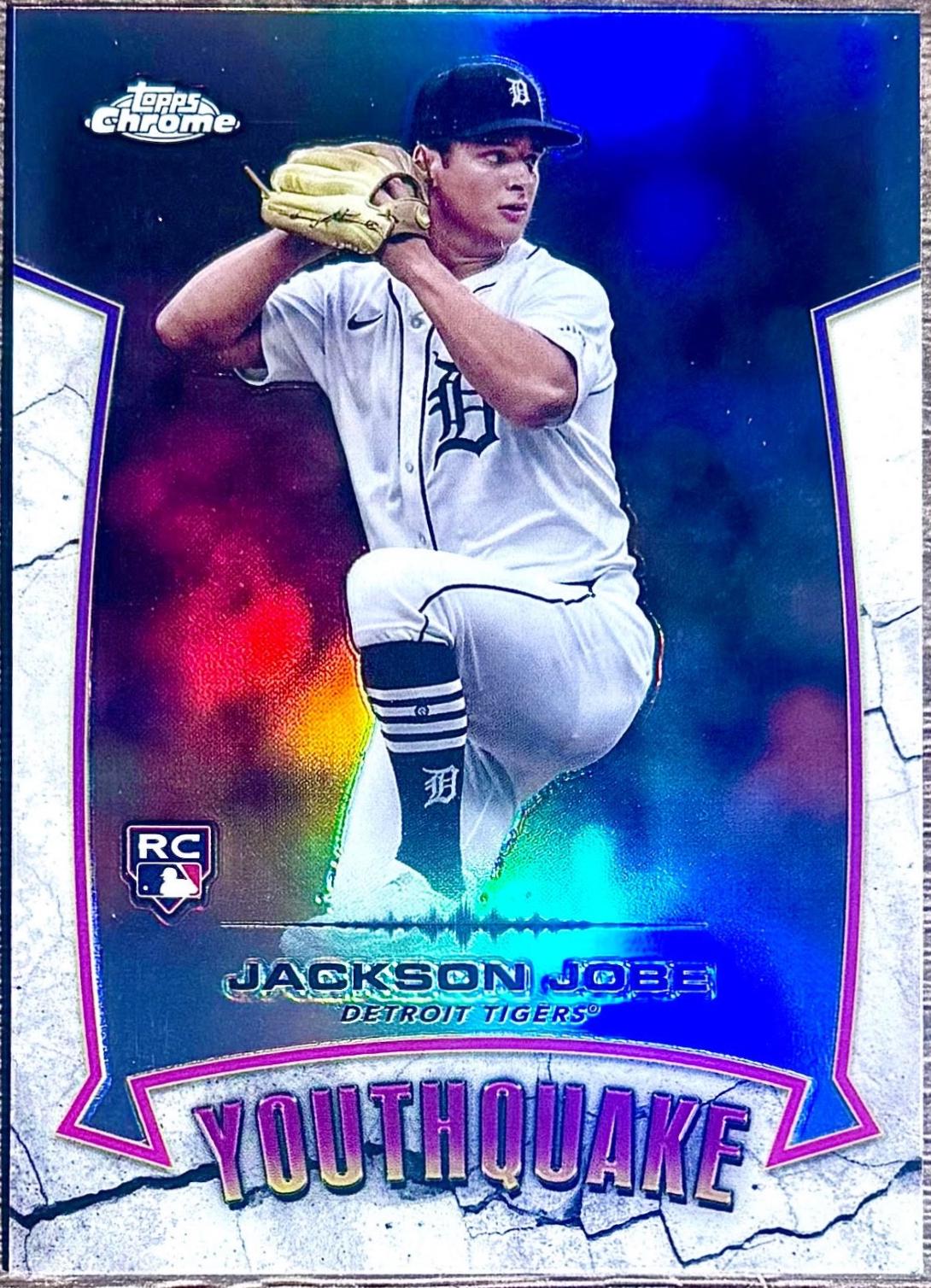 2025 Topps Chrome Youthquake Jackson Jobe #YQ-5 card