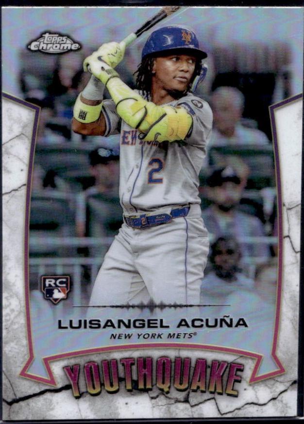 2025 Topps Chrome Youthquake Luisangel Acuna #YQ-32 card