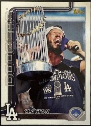 2025 Topps Clayton Kershaw [Golden Mirror Image Variation] #146 card