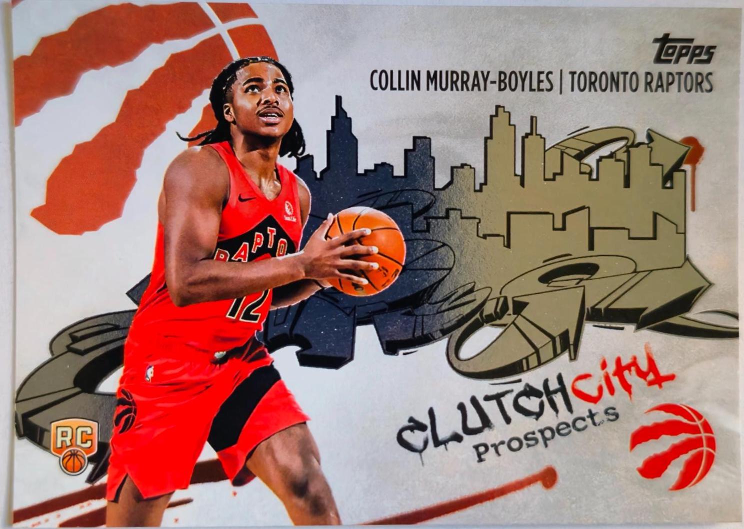 2025 Topps Clutch City Prospect Collin Murray-Boyles #CC-9 card