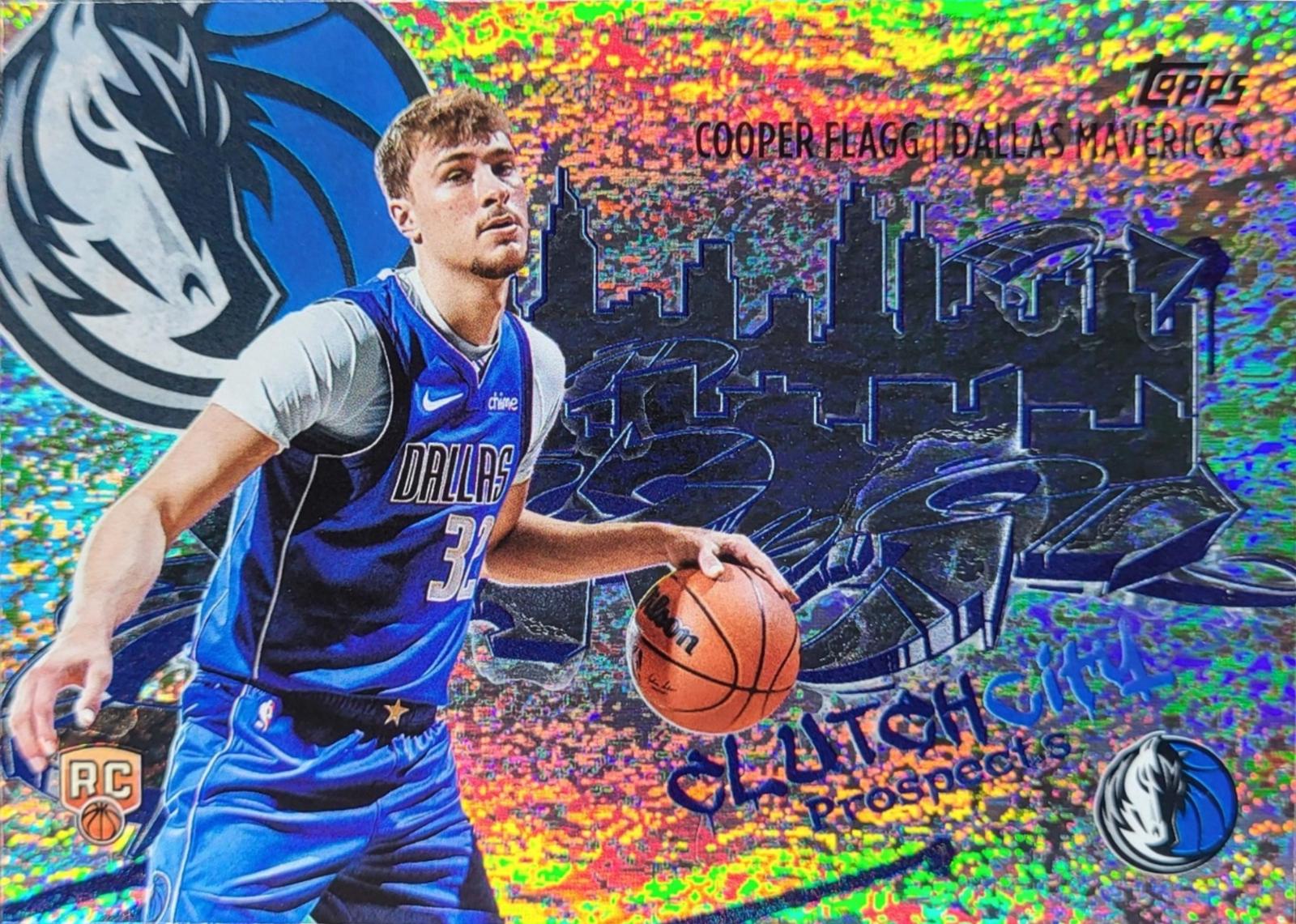 2025 Topps Clutch City Prospect Cooper Flagg [Holo Foil] #CC-1 card
