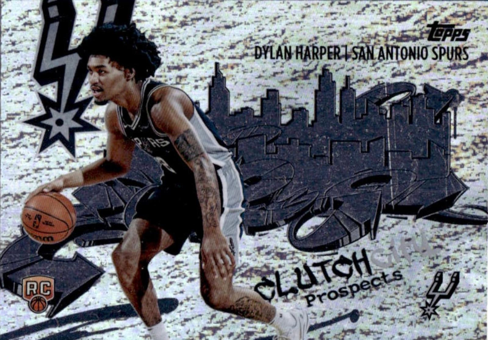 2025 Topps Clutch City Prospect Dylan Harper [Holo Foil] #CC-2 card