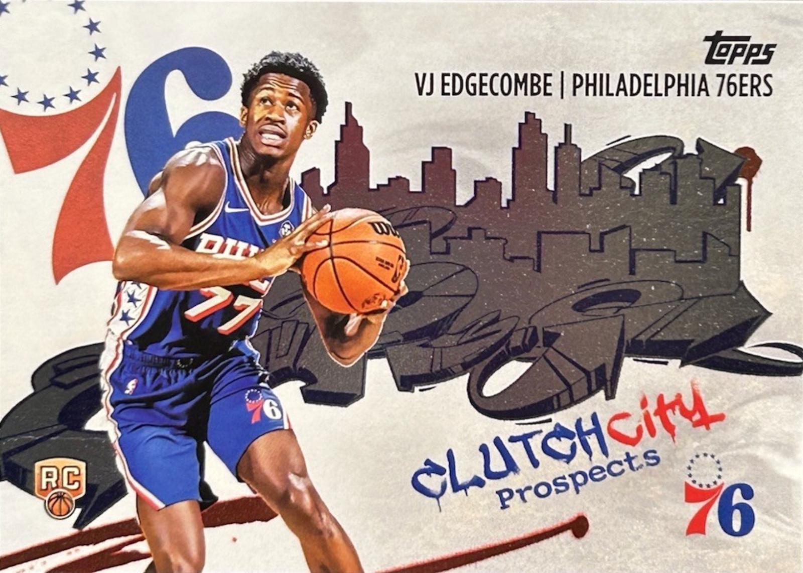 2025 Topps Clutch City Prospect VJ Edgecombe #CC-3 card