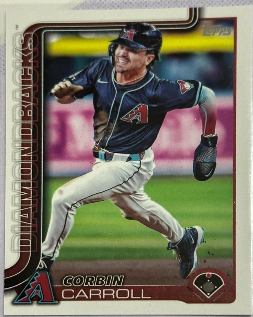 2025 Topps Companion Card Corbin Carroll #CC-7 card
