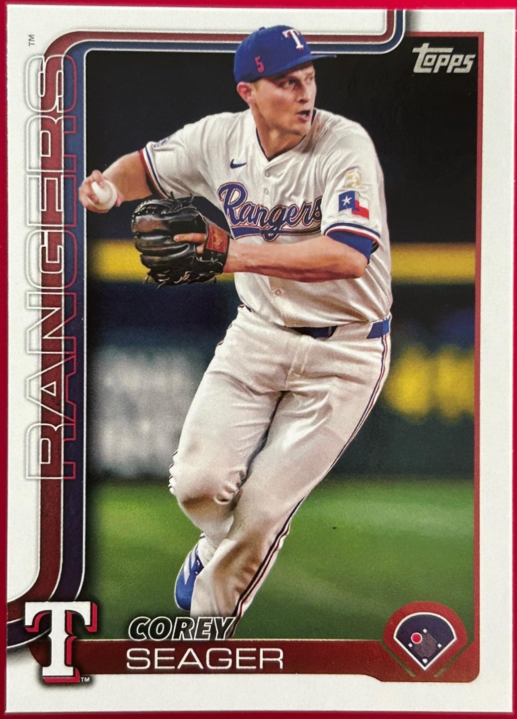 2025 Topps Companion Card Corey Seager #CC-13 card