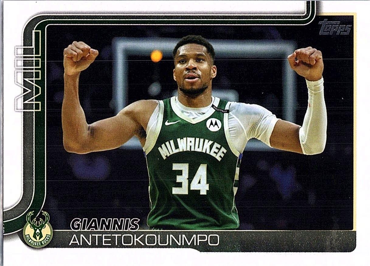 2025 Topps Companion Card Giannis Antetokounmpo #CC-5 card