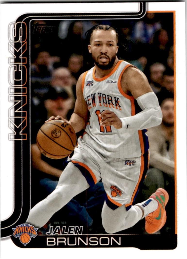2025 Topps Companion Card Jalen Brunson #CC-6 card