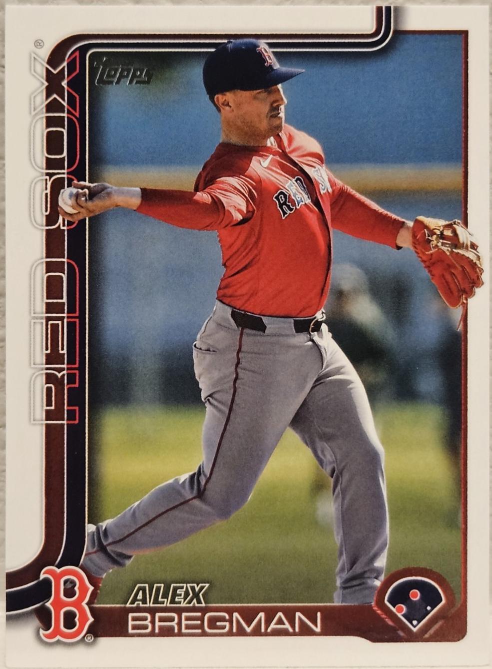 2025 Topps Companion Card Series 2 Alex Bregman #CC2-9 card