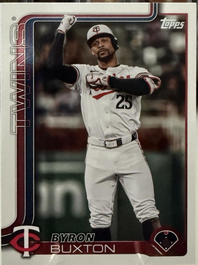 2025 Topps Companion Card Series 2 Byron Buxton #CC2-12 card