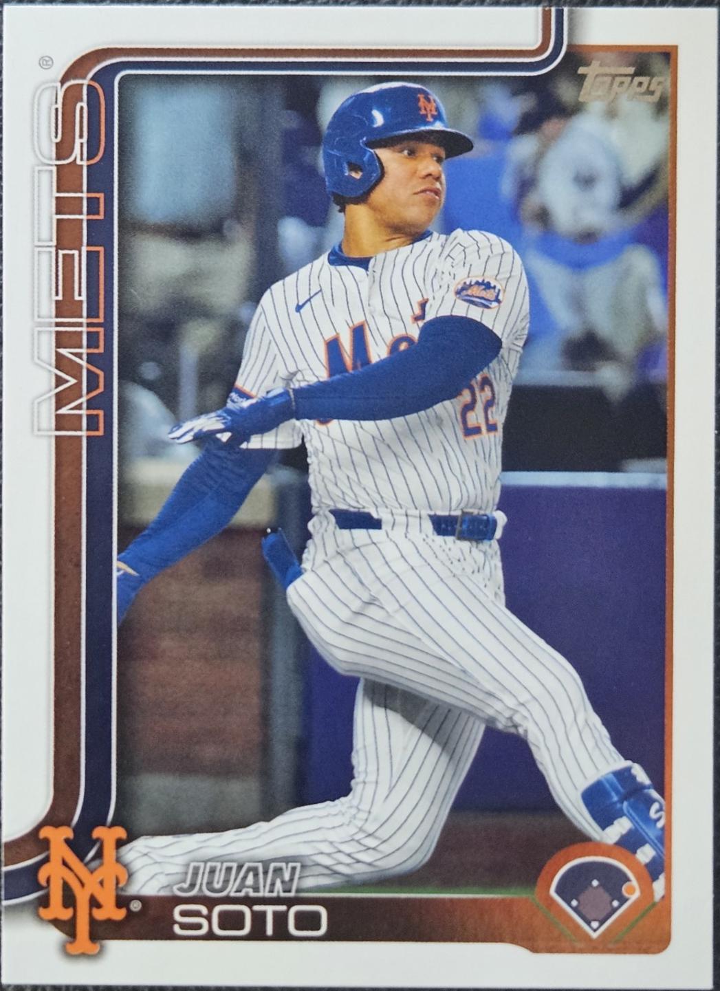2025 Topps Companion Card Series 2 Juan Soto #CC2-14 card