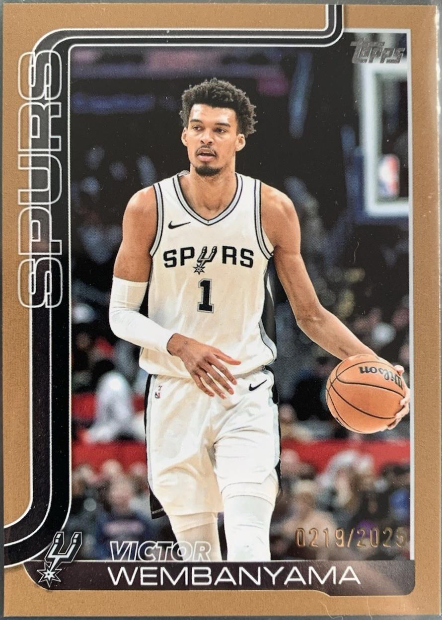 2025 Topps Companion Card Victor Wembanyama #CC-1 card