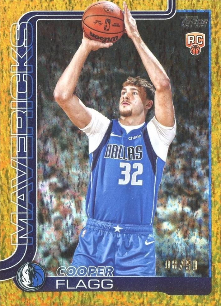 2025 Topps Cooper Flagg [Holo Gold Foil] #201 card