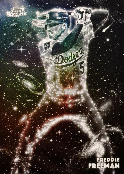 2025 Topps Cosmic Chrome Freddie Freeman [Constellation Variation] #98 card