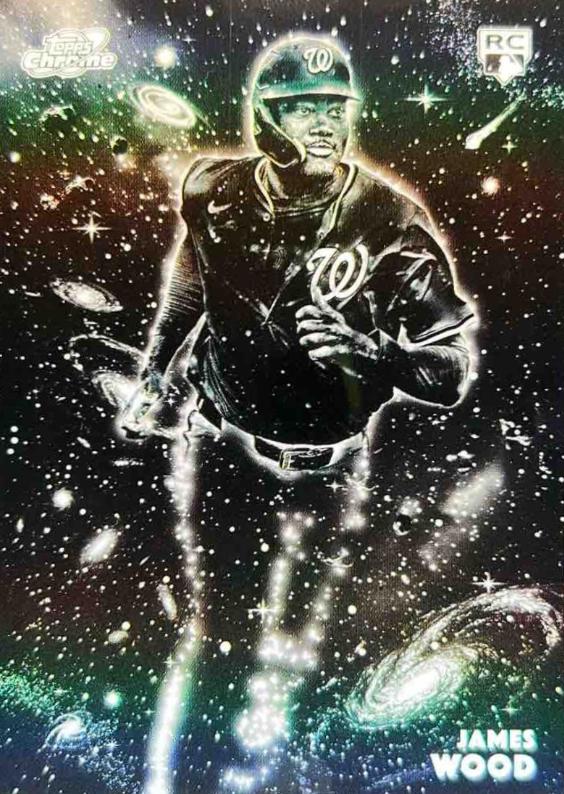 2025 Topps Cosmic Chrome James Wood [Constellation Variation] #1 card