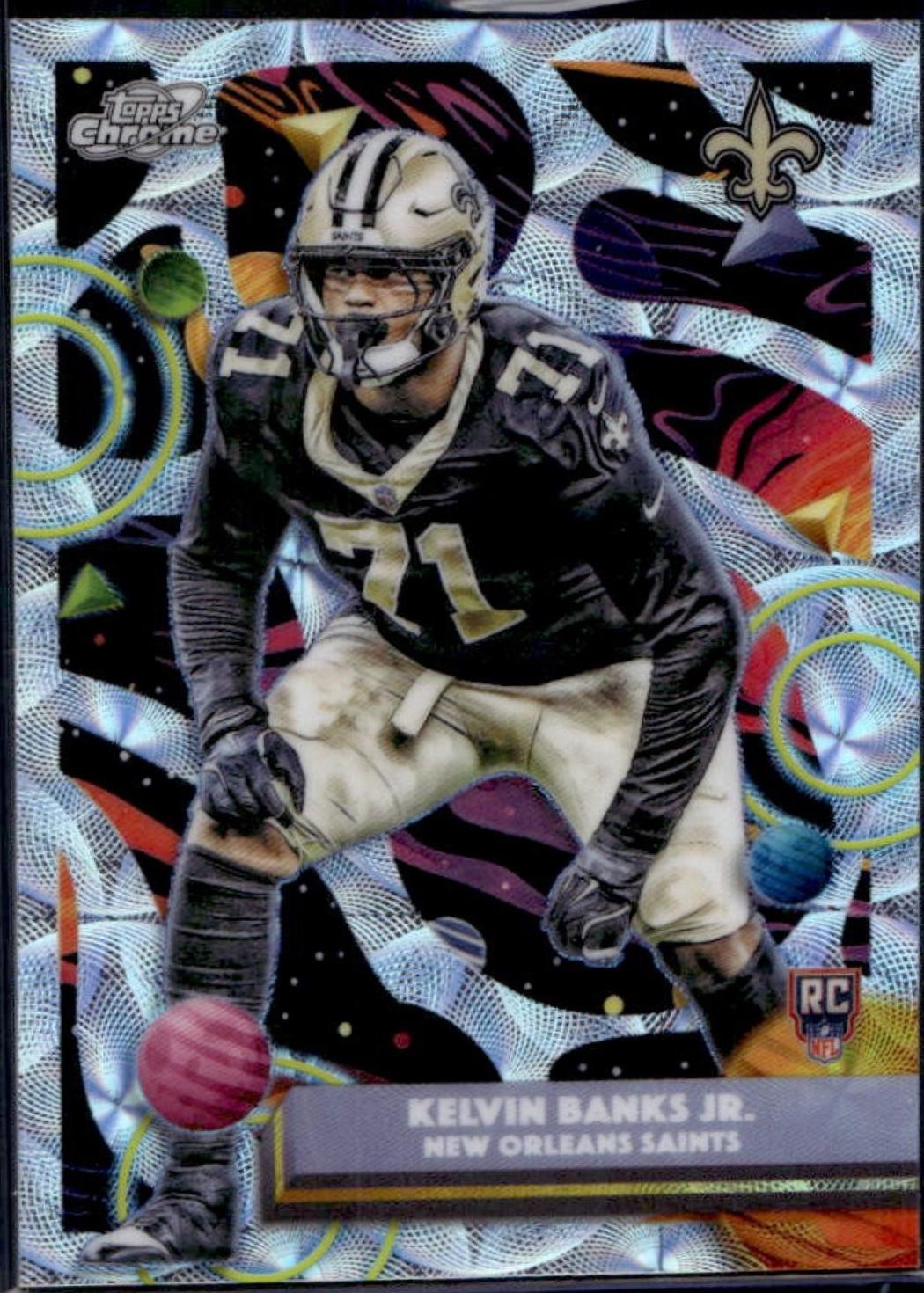 2025 Topps Cosmic Chrome Kelvin Banks Jr. [Nucleus Refractor] #170 card