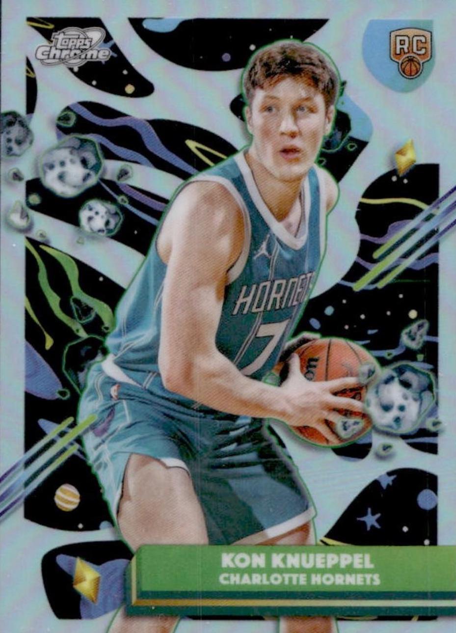 2025 Topps Cosmic Chrome Kon Knueppel [Refractor] #197 card