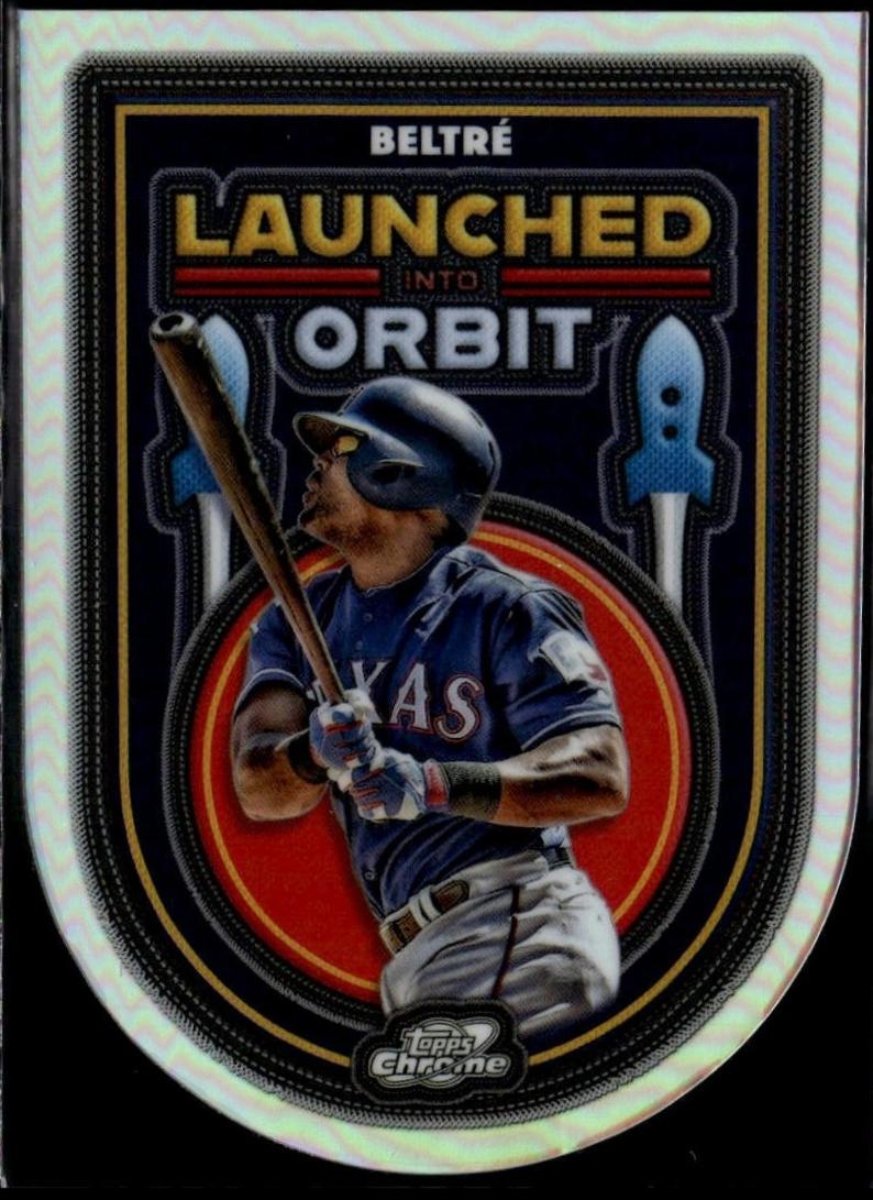 2025 Topps Cosmic Chrome Launched Into Orbit Adrian Beltre #LIO-22 card