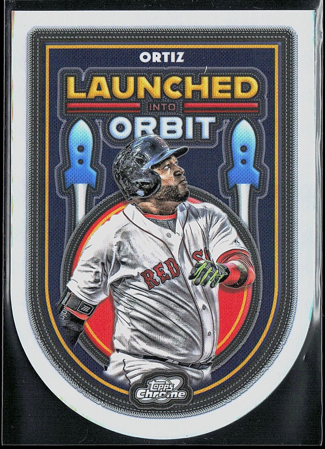 2025 Topps Cosmic Chrome Launched Into Orbit David Ortiz #LIO-12 card