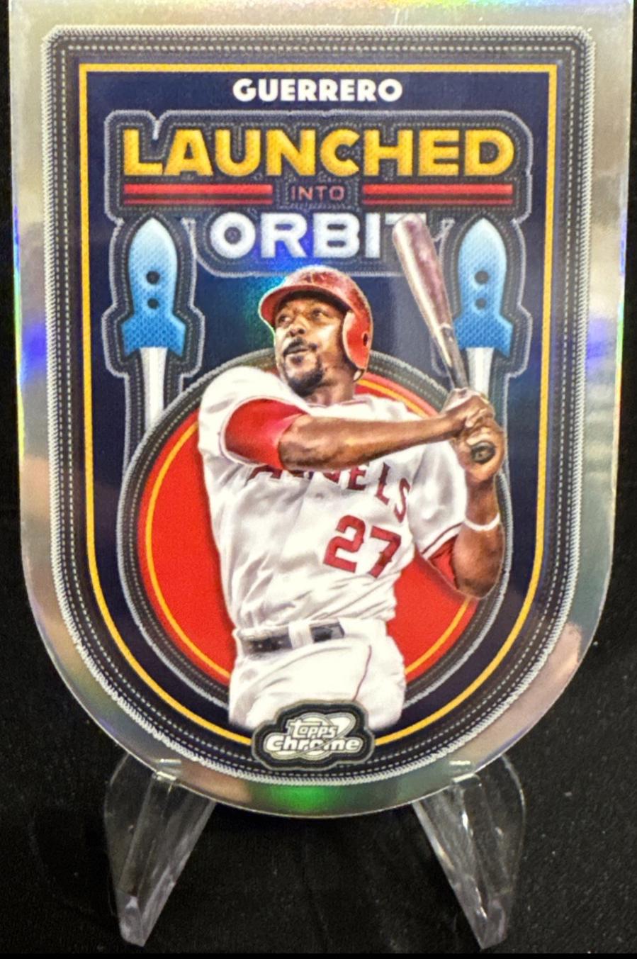 2025 Topps Cosmic Chrome Launched Into Orbit Vladimir Guerrero #LIO-23 card