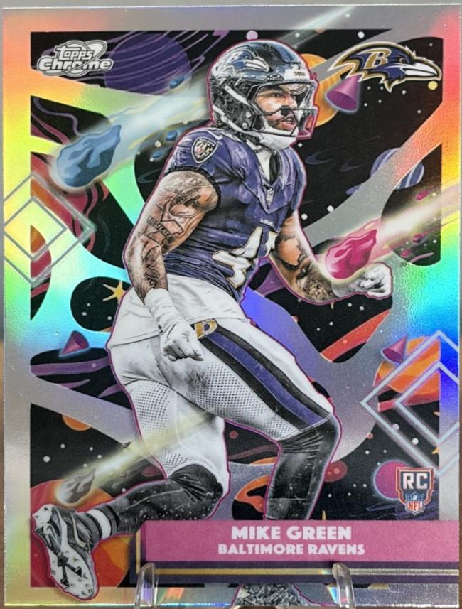 2025 Topps Cosmic Chrome Mike Green [Green Space Dust Refractor] #108 card