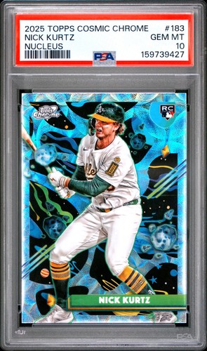 2025 Topps Cosmic Chrome Nick Kurtz [Nucleus Refractor] #183 card