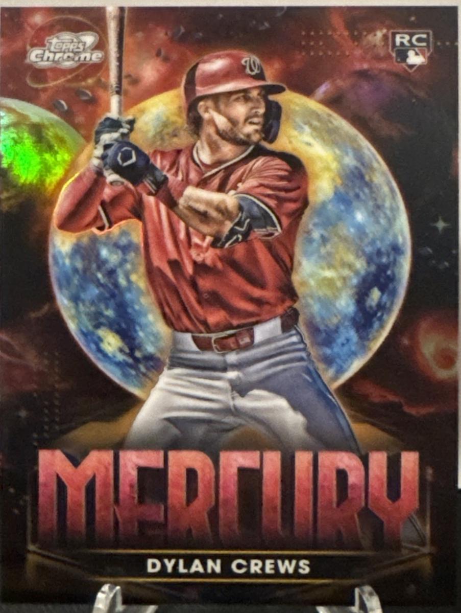 2025 Topps Cosmic Chrome Planetary Pursuit Dylan Crews #PPM-8 card