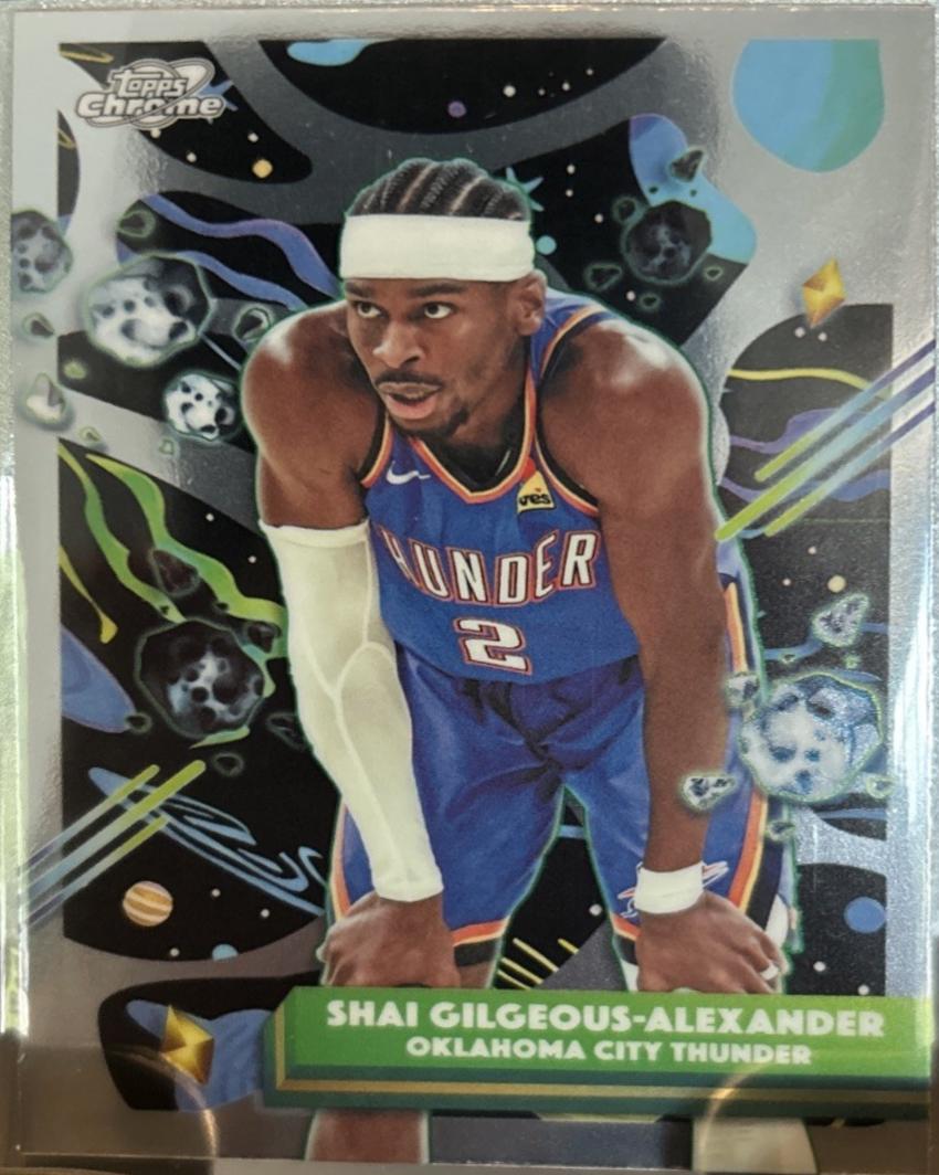 2025 Topps Cosmic Chrome Shai Gilgeous-Alexander #11 card