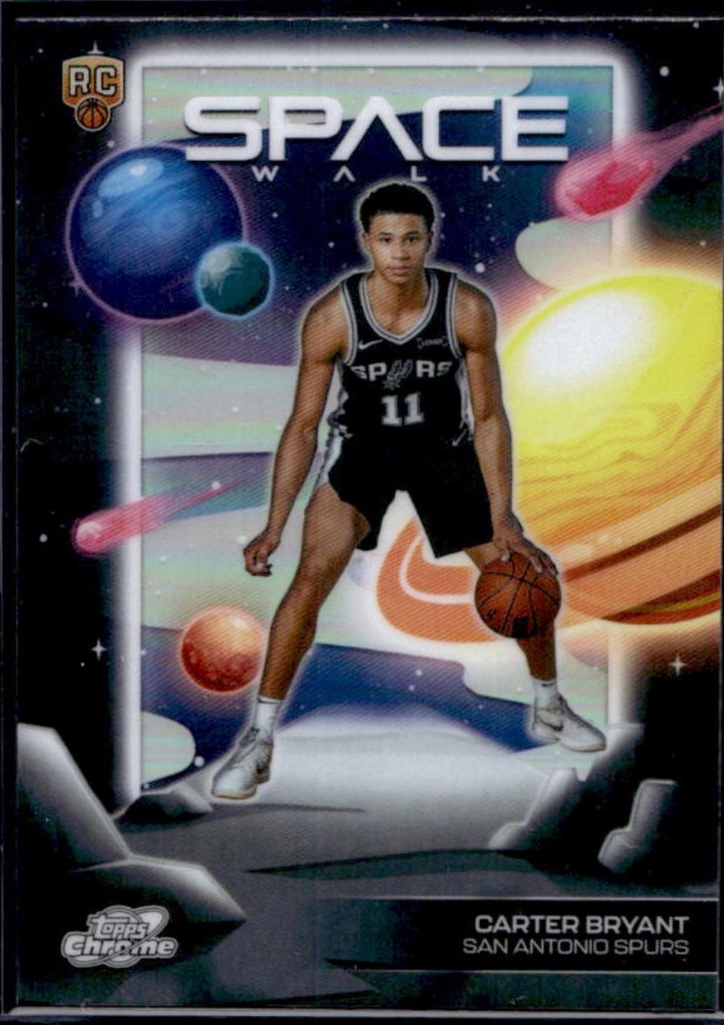 2025 Topps Cosmic Chrome Space Walk Carter Bryant [Refractor] #SW-9 card