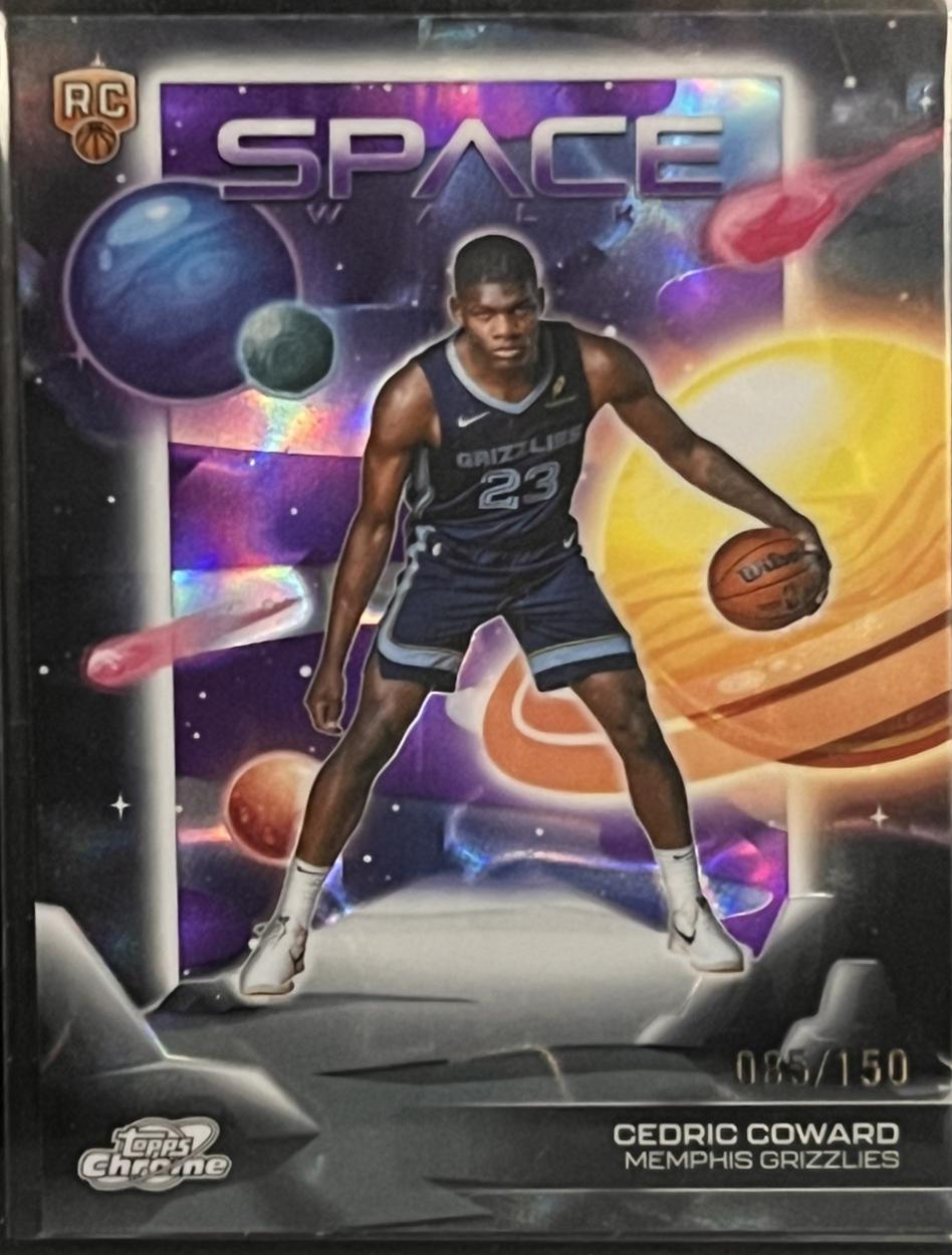 2025 Topps Cosmic Chrome Space Walk Cedric Coward #SW-13 card