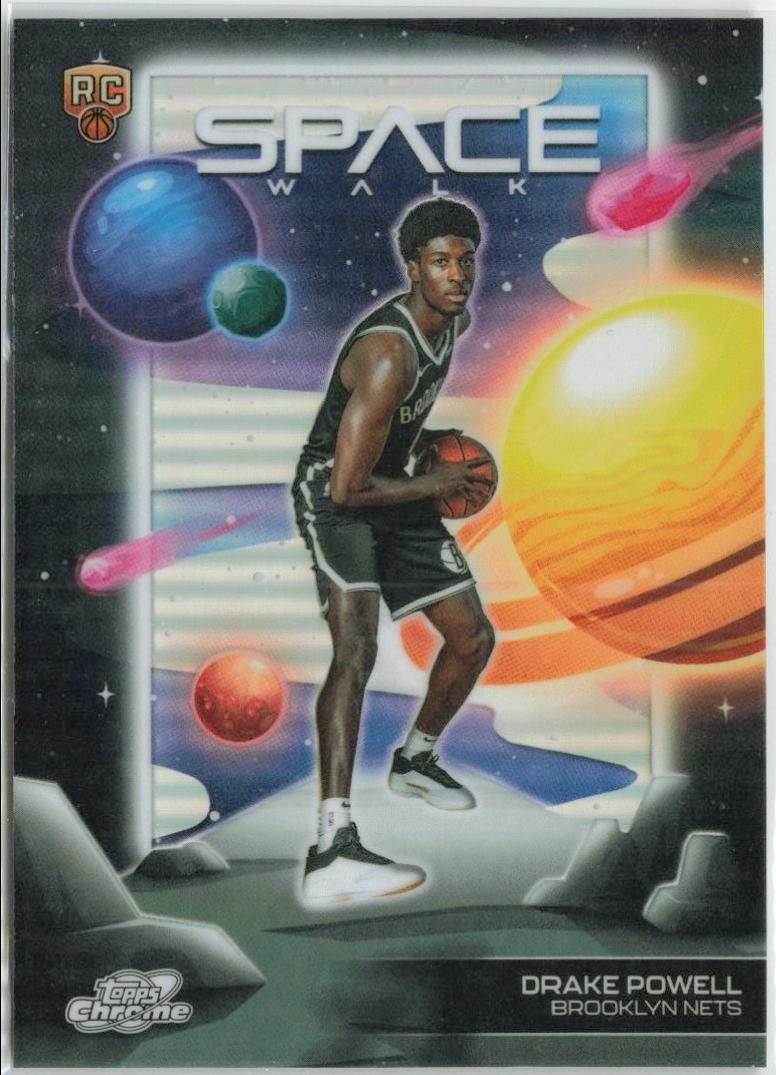 2025 Topps Cosmic Chrome Space Walk Drake Powell [Refractor] #SW-11 card