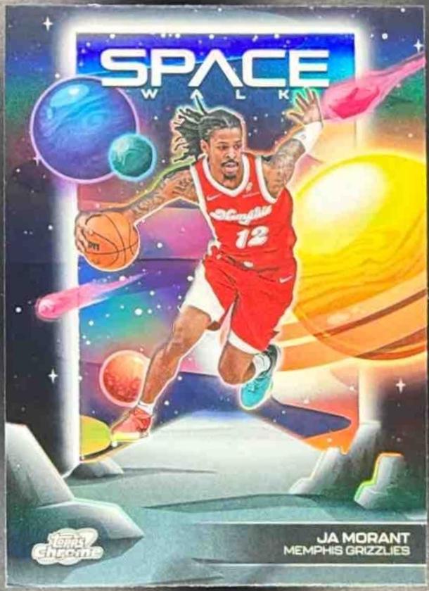 2025 Topps Cosmic Chrome Space Walk Ja Morant [Refractor] #SW-3 card