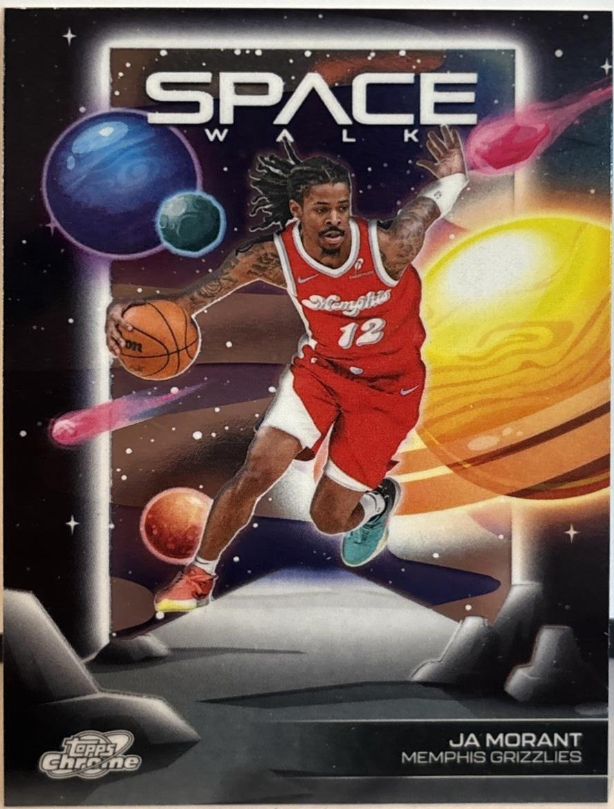 2025 Topps Cosmic Chrome Space Walk Ja Morant #SW-3 card