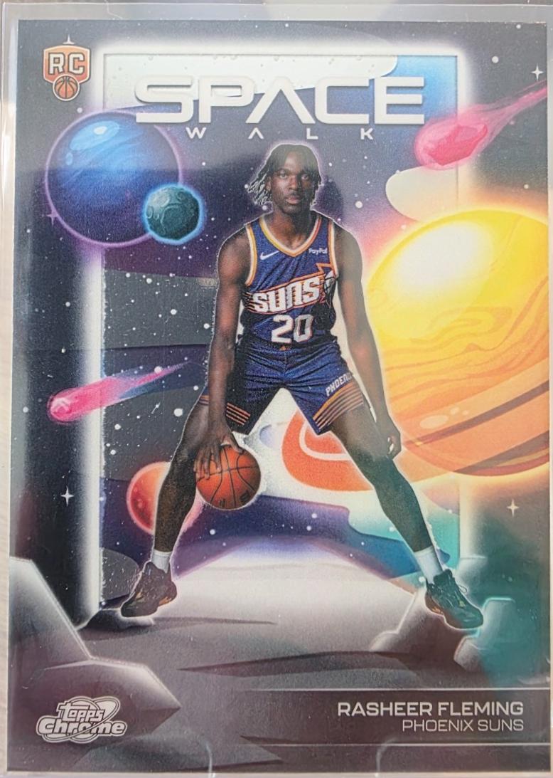 2025 Topps Cosmic Chrome Space Walk Rasheer Fleming #SW-12 card