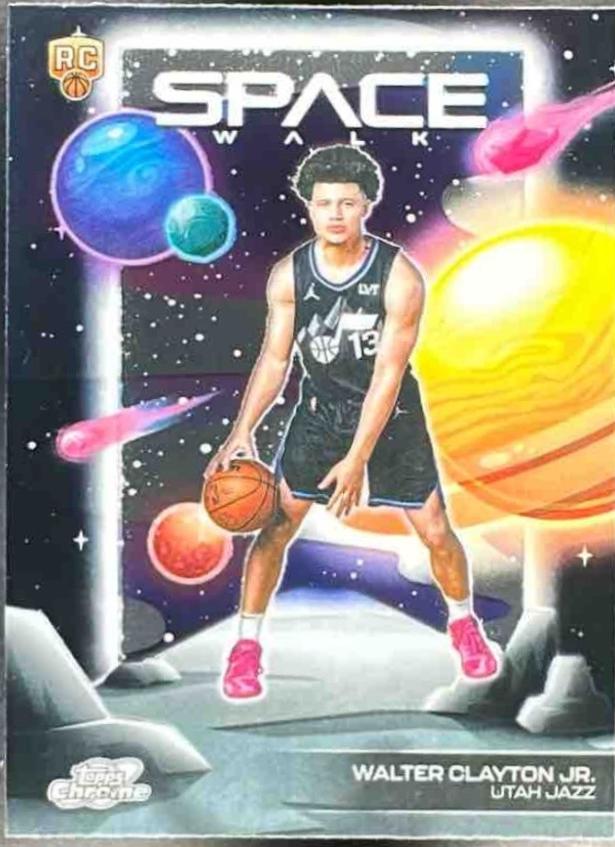 2025 Topps Cosmic Chrome Space Walk Walter Clayton Jr. #SW-10 card
