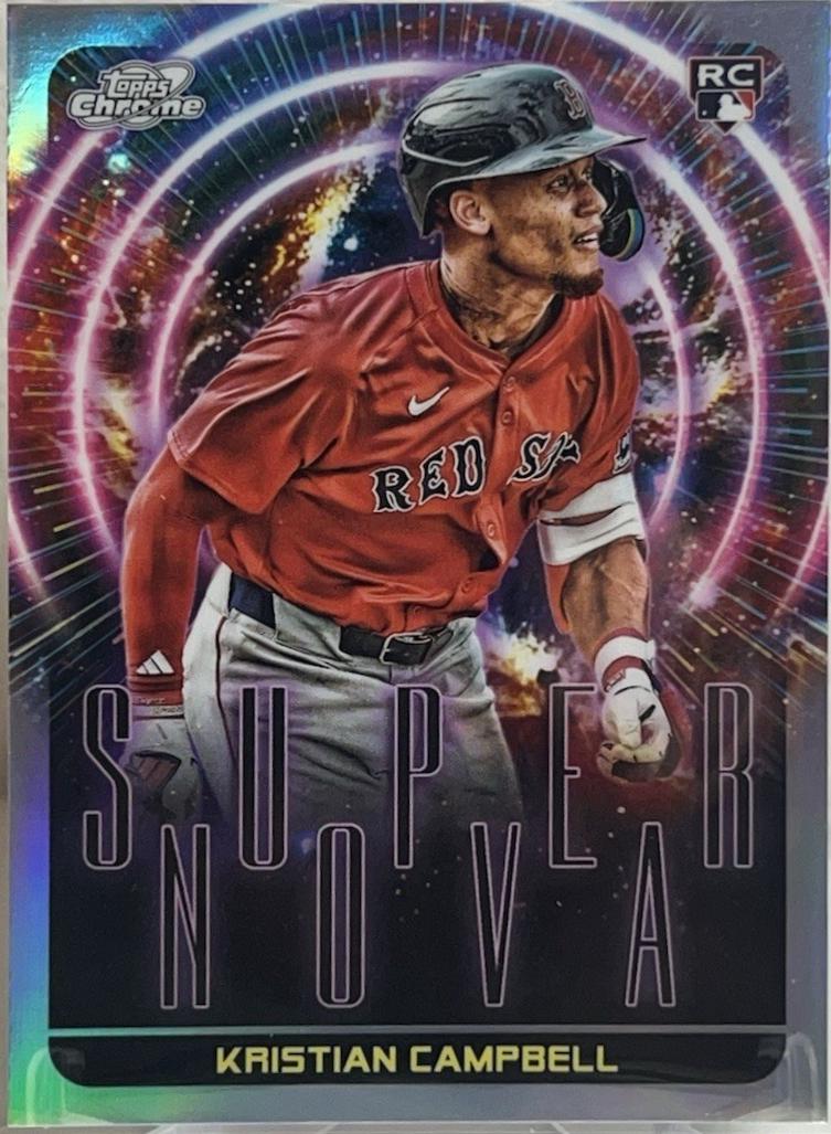 2025 Topps Cosmic Chrome Supernova Kristian Campbell #S-24 card