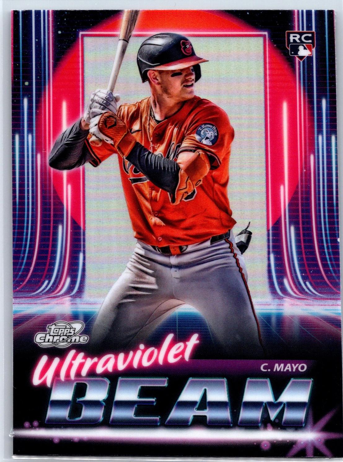 2025 Topps Cosmic Chrome Ultraviolet Beam Coby Mayo #UB-3 card