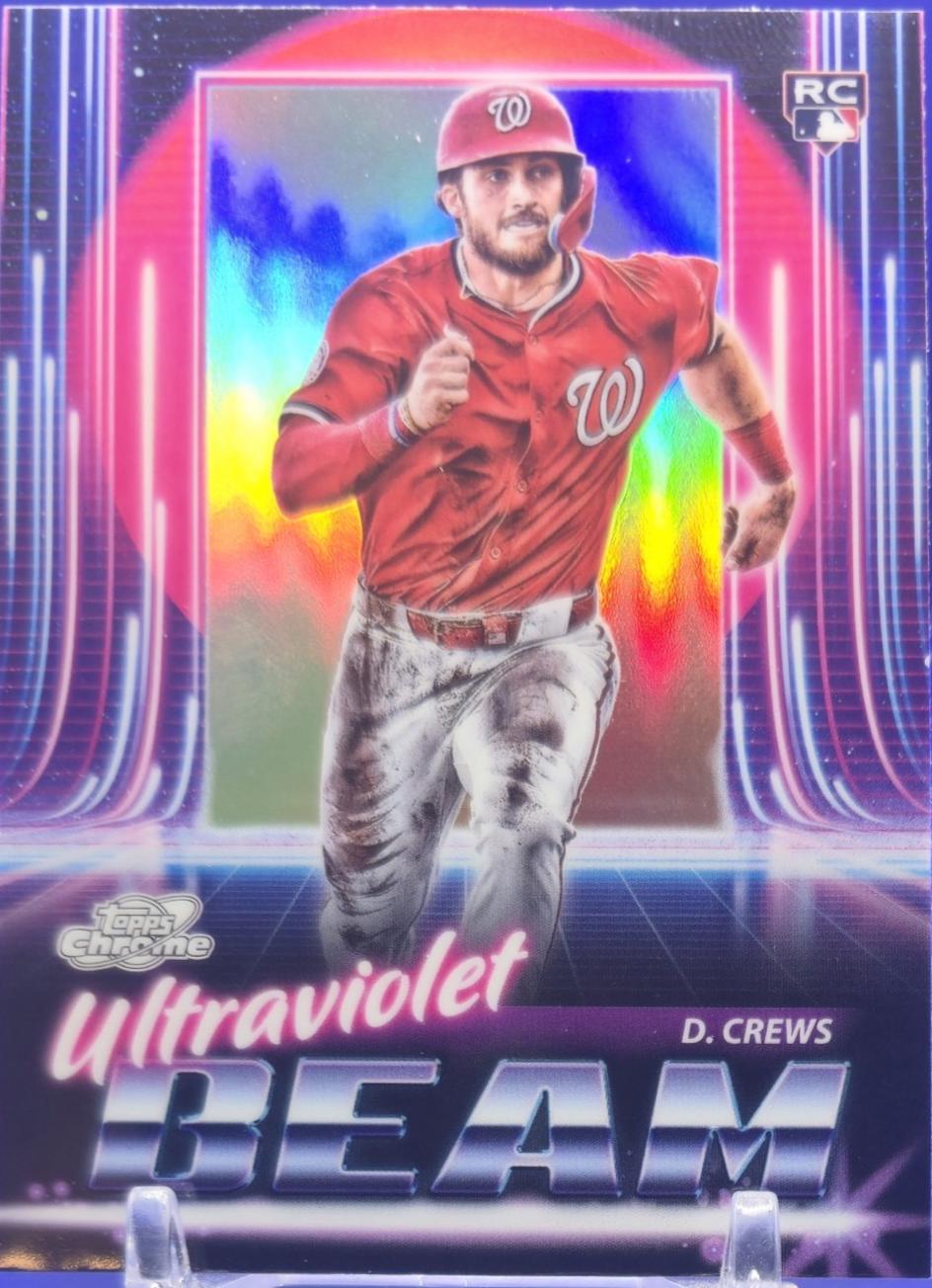 2025 Topps Cosmic Chrome Ultraviolet Beam Dylan Crews #UB-2 card