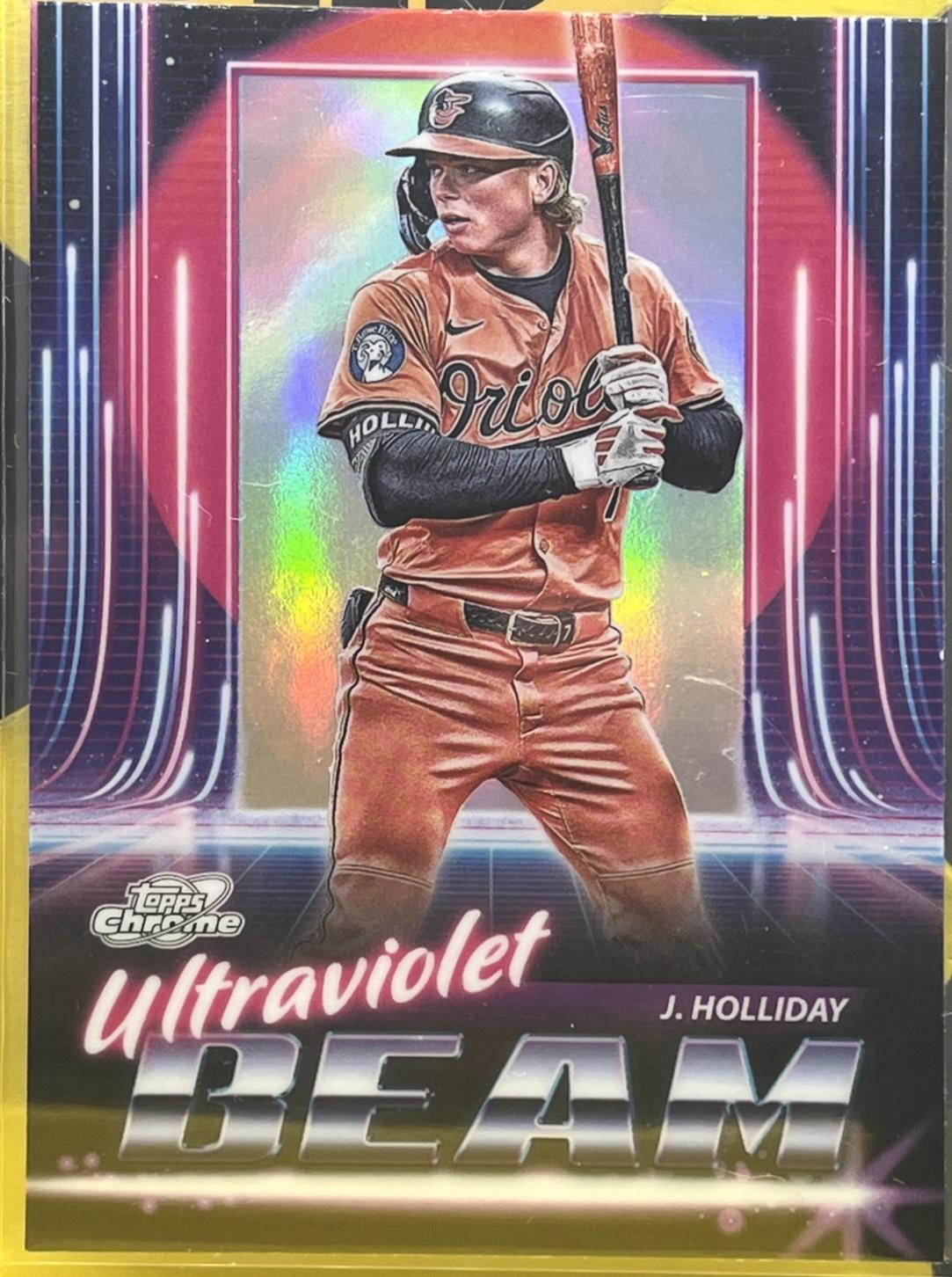 2025 Topps Cosmic Chrome Ultraviolet Beam Jackson Holliday #UB-17 card