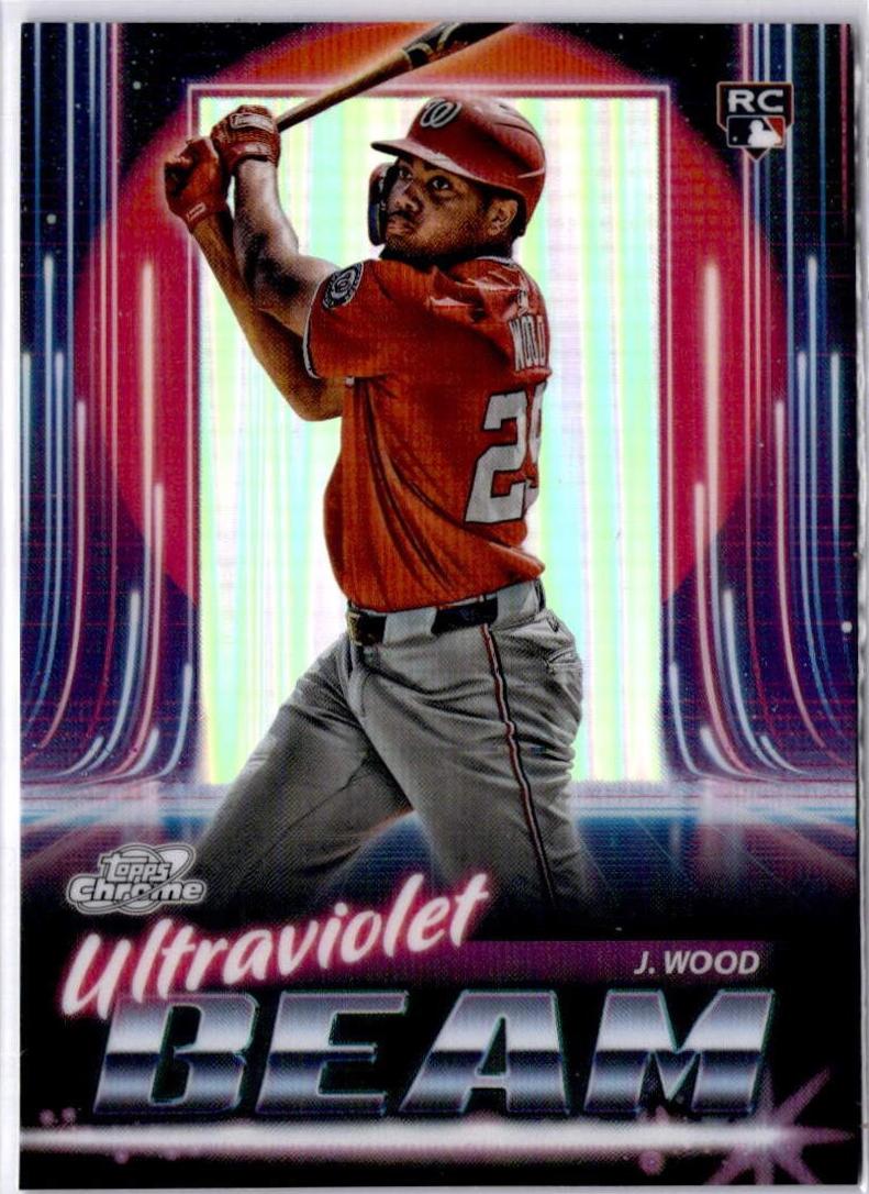 2025 Topps Cosmic Chrome Ultraviolet Beam James Wood #UB-1 card