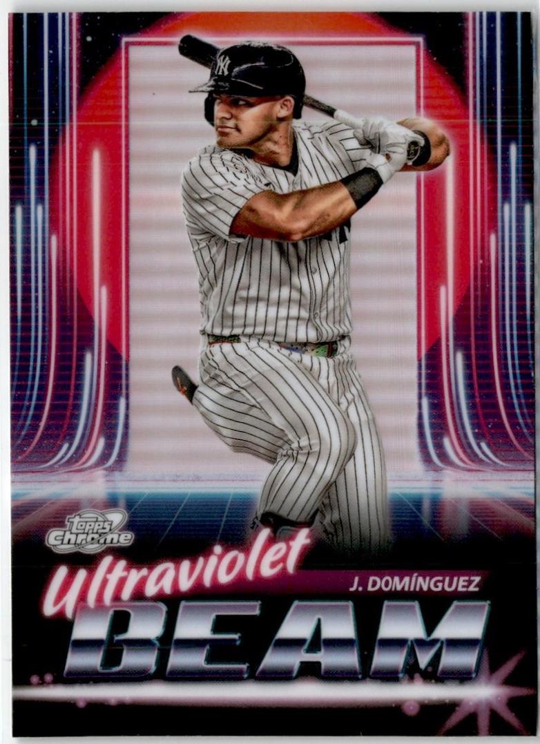 2025 Topps Cosmic Chrome Ultraviolet Beam Jasson Dominguez #UB-16 card