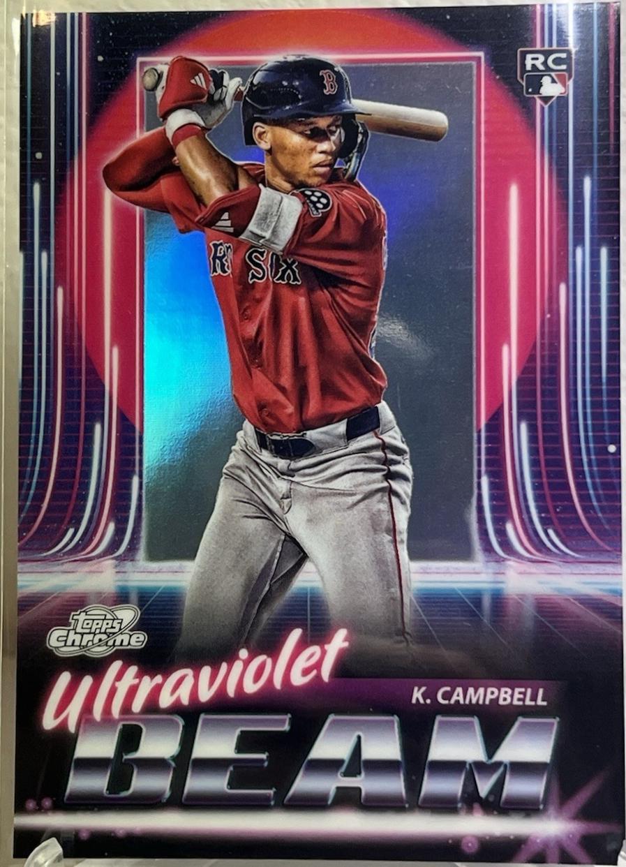 2025 Topps Cosmic Chrome Ultraviolet Beam Kristian Campbell #UB-22 card