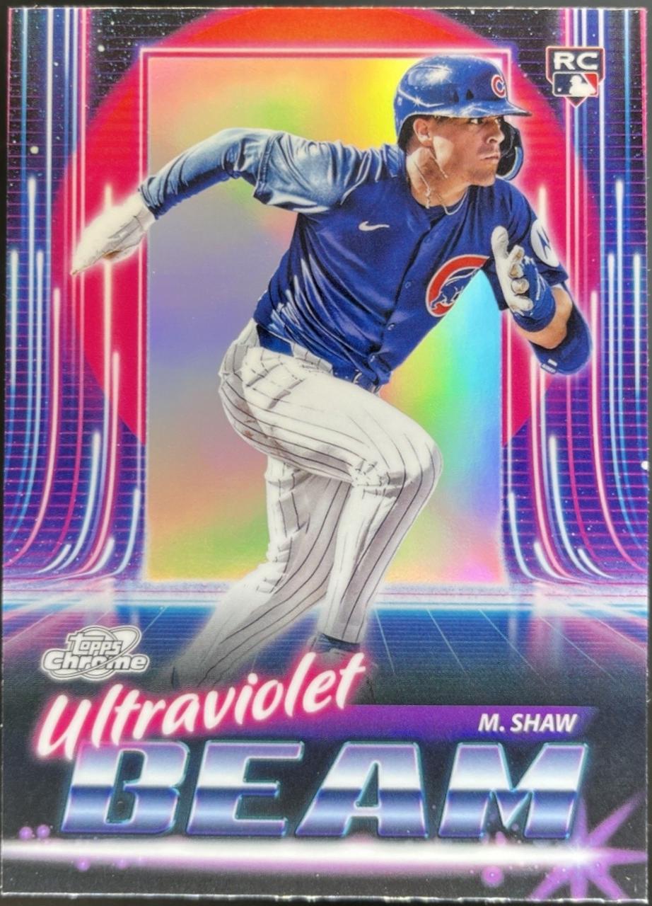 2025 Topps Cosmic Chrome Ultraviolet Beam Matt Shaw #UB-21 card