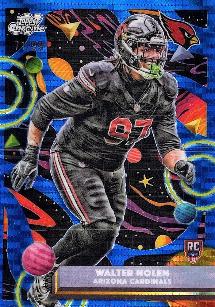 2025 Topps Cosmic Chrome Walter Nolen [Blue Moon Refractor] #101 card