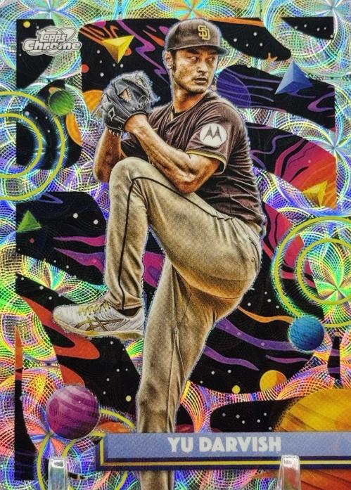 2025 Topps Cosmic Chrome Yu Darvish [Nucleus Refractor] #2 card