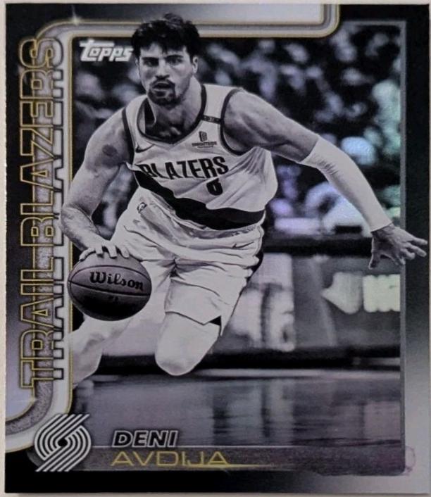 2025 Topps Deni Avdija [Blackout] #125 card