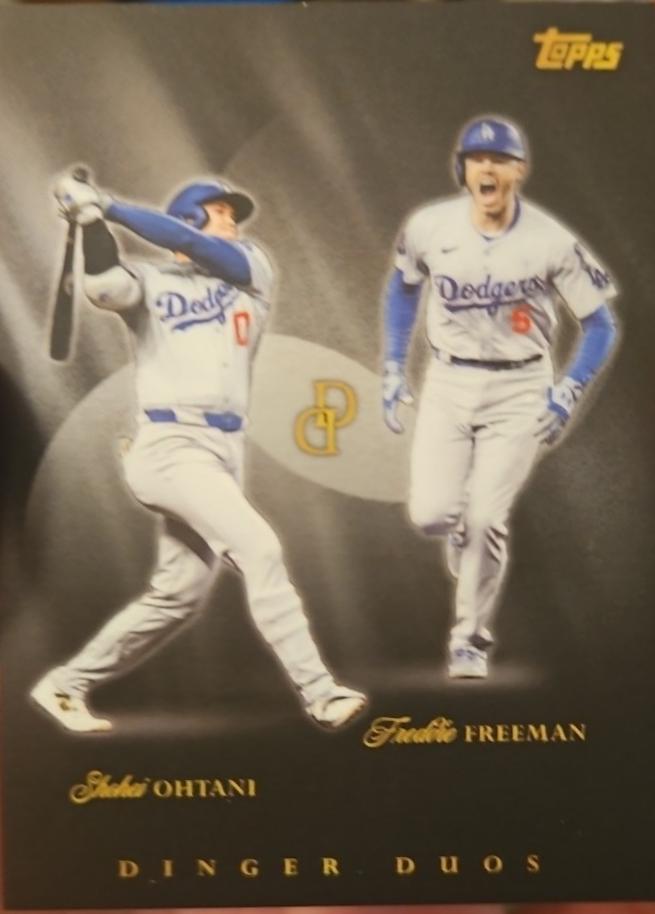 2025 Topps Dynamic Duals Dinger Duo Shohei Ohtani / Freddie Freeman #DD-10 card