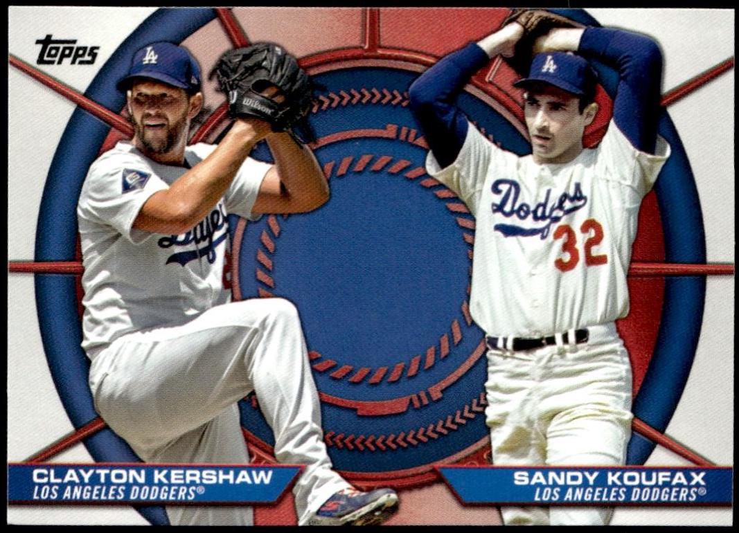 2025 Topps Dynamic Duo Clayton Kershaw / Sandy Koufax #DD-8 card
