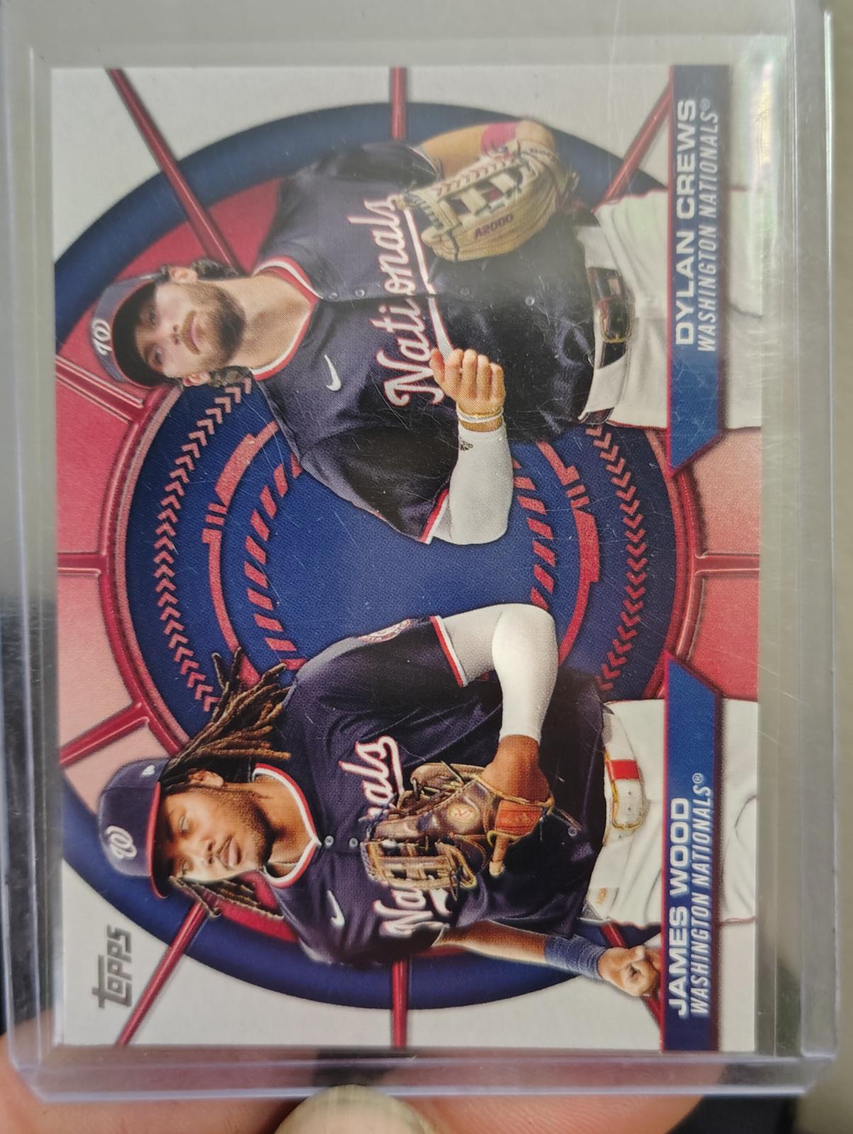 2025 Topps Dynamic Duo Dylan Crews / James Wood #DD-6 card