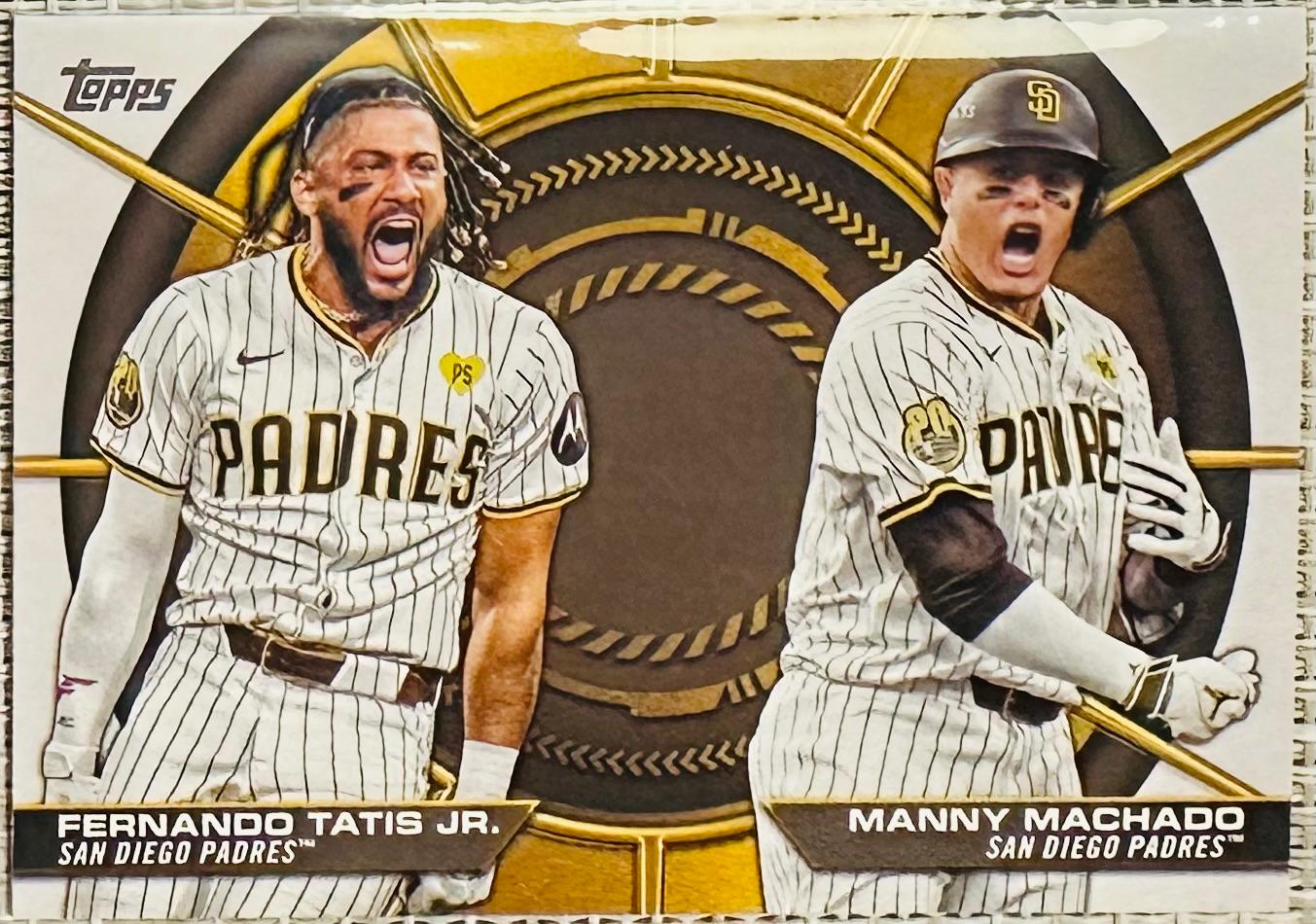 2025 Topps Dynamic Duo Fernando Tatis Jr. / Manny Machado #DD-9 card